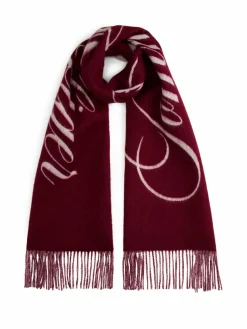 Tommy Hilfiger Schals & Tücher*Damen Wollschal himbeer ecru uni