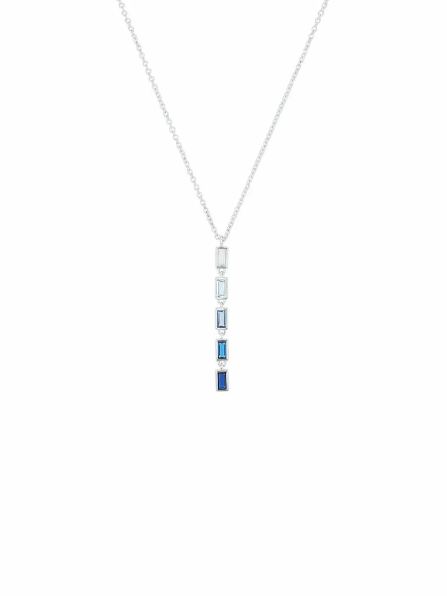 s.Oliver Schmuck*Damen Y-Collier blau uni