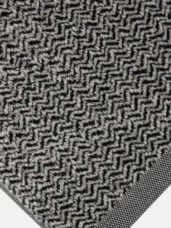 Möve Heimtextilien*Handtuchset 4-teilig - Brooklyn schwarz strukturiert