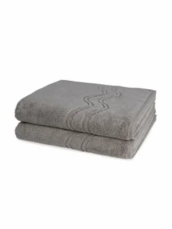 Ross Heimtextilien*Handtuchset 2-teilig - Cashmere feeling braun uni