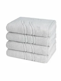 Ross Heimtextilien*Handtuchset 4-teilig - Cashmere feeling grau uni