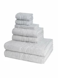 Ross Heimtextilien*Handtuchset 8-teilig - Cashmere feeling grau uni