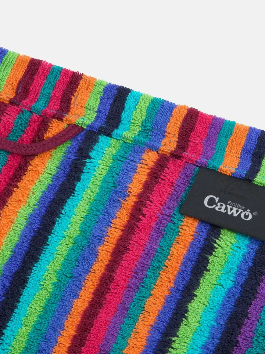 Cawö Heimtextilien*Handtuchset 2-teilig - Lifestyle mehrfarbig gestreift