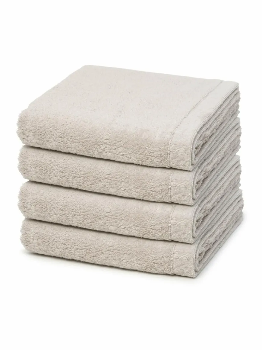 Cawö Heimtextilien*Handtuchset 4-teilig - Lifestyle beige uni