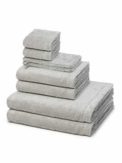 Cawö Heimtextilien*Handtuchset 8-teilig - Lifestyle grau uni