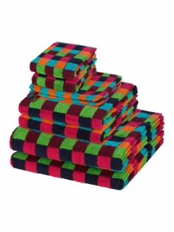 Cawö Heimtextilien*Handtuchset 8-teilig - Lifestyle mehrfarbig kariert