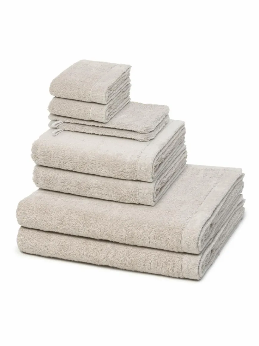 Cawö Heimtextilien*Handtuchset 8-teilig - Lifestyle beige uni