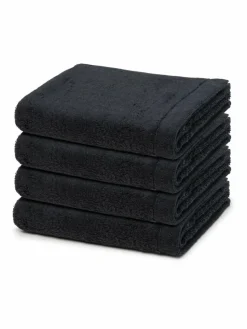 Cawö Heimtextilien*Handtuchset 4-teilig - Lifestyle schwarz uni