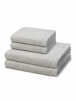 Cawö Heimtextilien*Handtuchset 2-teilig - Lifestyle grau uni