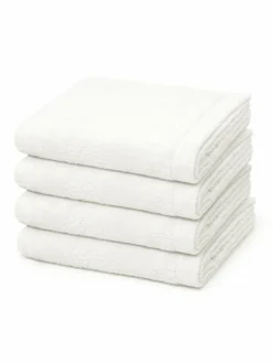 Cawö Heimtextilien*Handtuchset 4-teilig - Lifestyle weiß uni