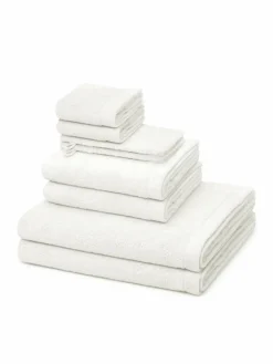 Cawö Heimtextilien*Handtuchset 8-teilig - Lifestyle weiß uni