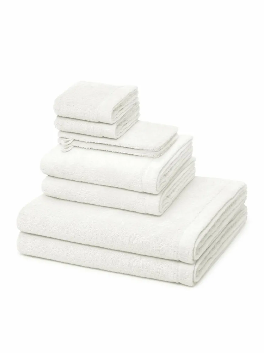 Cawö Heimtextilien*Handtuchset 8-teilig - Lifestyle weiß uni