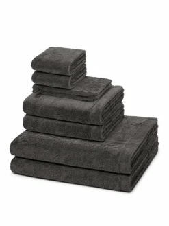 Cawö Heimtextilien*Handtuchset 8-teilig - Lifestyle grau uni