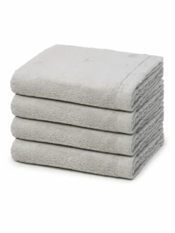 Cawö Heimtextilien*Handtuchset 4-teilig - Lifestyle grau uni