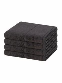 Möve Heimtextilien*Handtuchset 4-teilig - Pearl grau uni