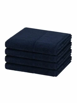 Möve Heimtextilien*Handtuchset 4-teilig - Pearl blau uni