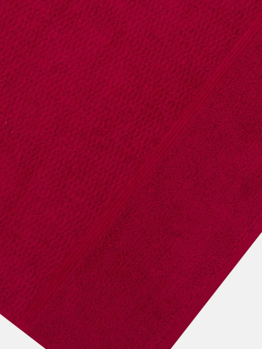 Möve Heimtextilien*Handtuchset 6-teilig - Pearl rot uni