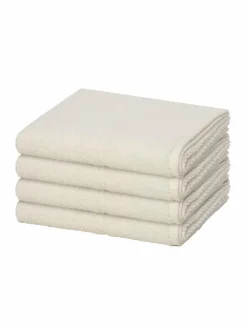 Möve Heimtextilien*Handtuchset 4-teilig - Pearl beige uni