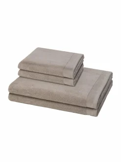 Möve Heimtextilien*Handtuchset 2-teilig - Premium taupe uni