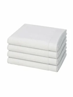 Möve Heimtextilien*Handtuchset 4-teilig - Premium weiß uni