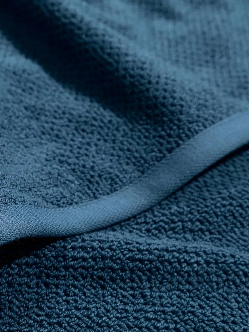 Ross Heimtextilien*Handtuchset 6-teilig - Selection Organic Cotton blau uni