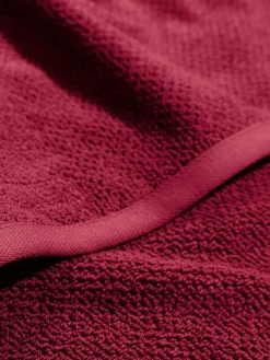 Ross Heimtextilien*Handtuchset 6-teilig - Selection Organic Cotton rot uni