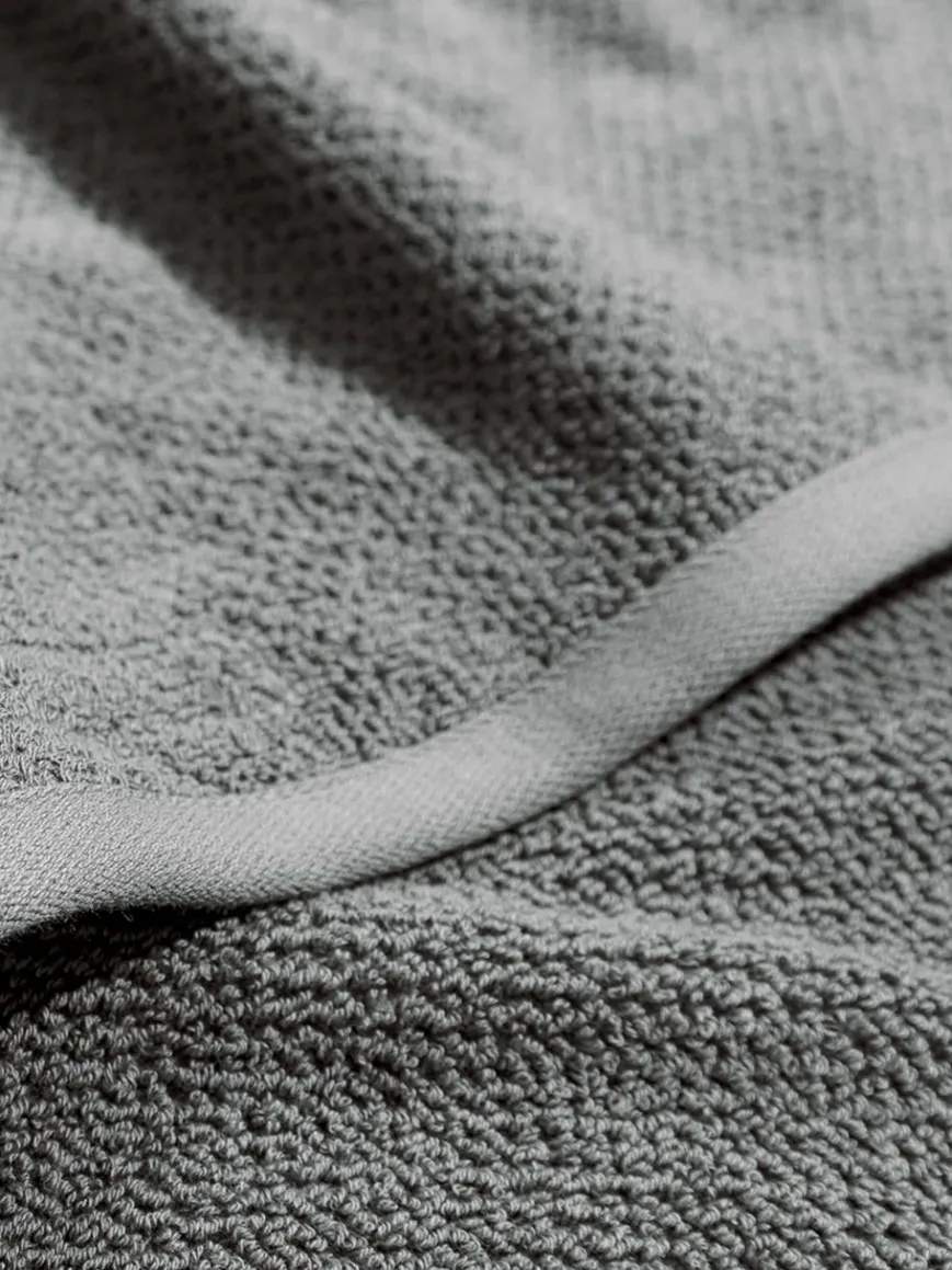 Ross Heimtextilien*Handtuchset 6-teilig - Selection Organic Cotton grau uni