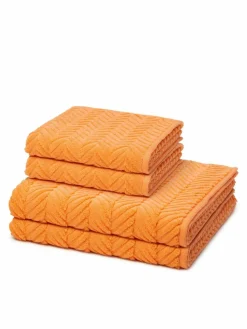 Ross Heimtextilien*Handtuchset 2-teilig - Sensual Skin gelb uni