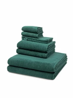 Ross Heimtextilien*Handtuchset 8-teilig - Sensual Skin grün uni