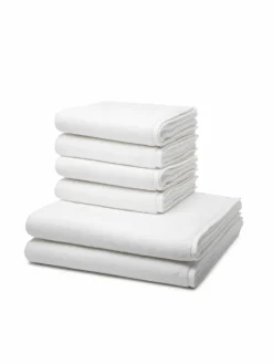 Ross Heimtextilien*Handtuchset 6-teilig - Sensual Skin weiß uni