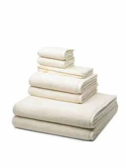Ross Heimtextilien*Handtuchset 8-teilig - Sensual Skin beige weiß uni