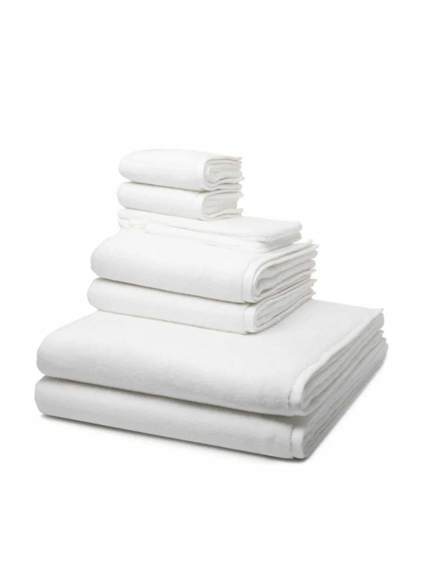 Ross Heimtextilien*Handtuchset 8-teilig - Sensual Skin weiß uni