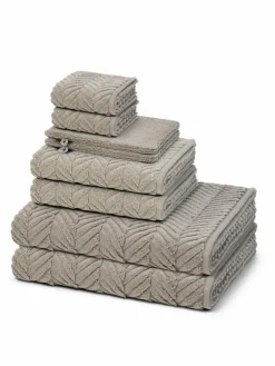 Ross Heimtextilien*Handtuchset 8-teilig - Sensual Skin braun uni