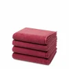 Ross Heimtextilien*Handtuchset 4-teilig - Sensual Skin rot uni