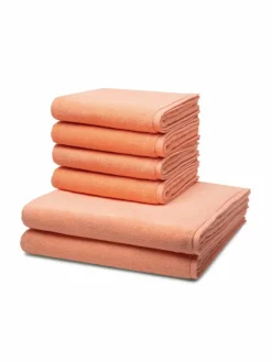 Ross Heimtextilien*Handtuchset 6-teilig - Sensual Skin pink uni