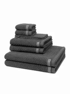 Ross Heimtextilien*Handtuchset 8-teilig - Smart grau uni