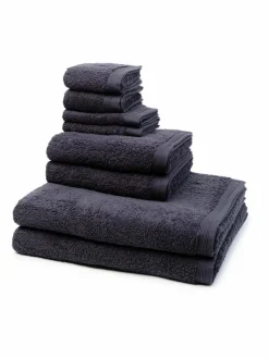 Möve Heimtextilien*Handtuchset 8-teilig - Superwuschel grau uni