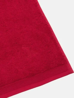 Möve Heimtextilien*Handtuchset 2-teilig - Superwuschel rot uni