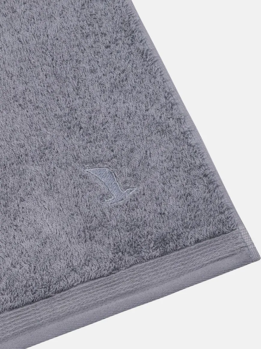 Möve Heimtextilien*Handtuchset 2-teilig - Superwuschel grau uni