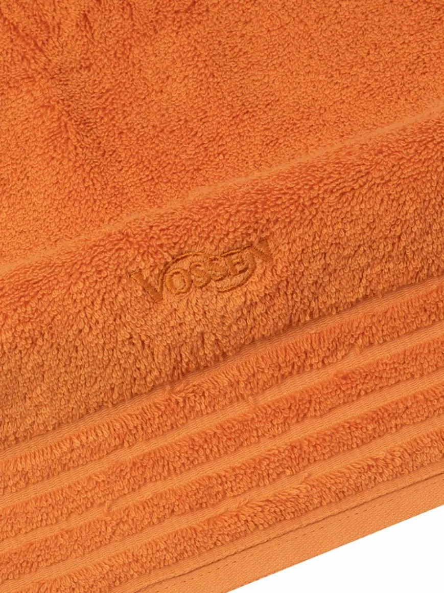 Vossen Heimtextilien*Handtuchset 4-teilig - Vienna Style Supersoft orange uni