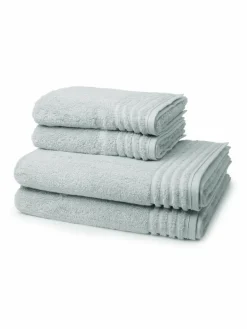 Vossen Heimtextilien*Handtuchset 4-teilig - Vienna Style Supersoft hellgrau uni