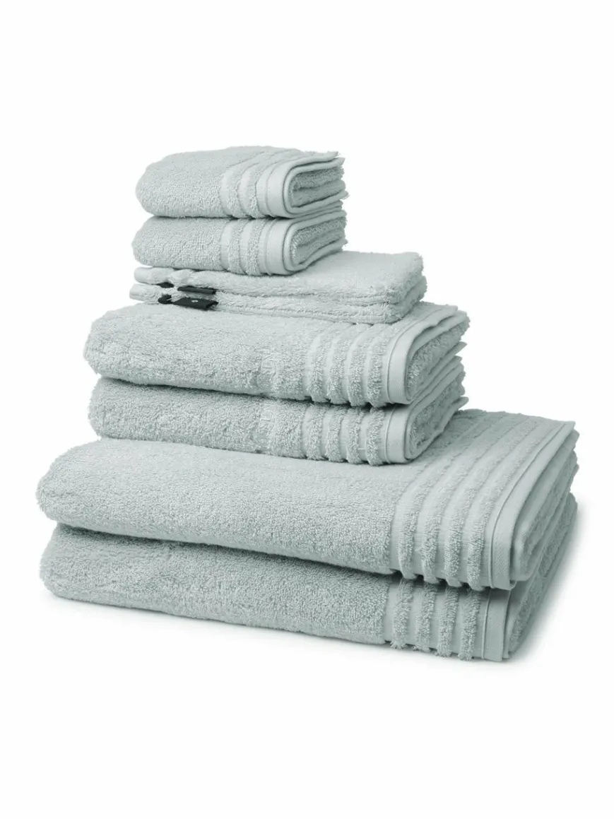 Vossen Heimtextilien*Handtuchset 8-teilig - Vienna Style Supersoft hellgrau uni