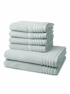 Vossen Heimtextilien*Handtuchset 6-teilig - Vienna Style Supersoft hellgrau uni