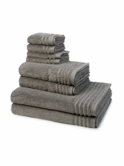 Vossen Heimtextilien*Handtuchset 8-teilig - Vienna Style Supersoft grau uni