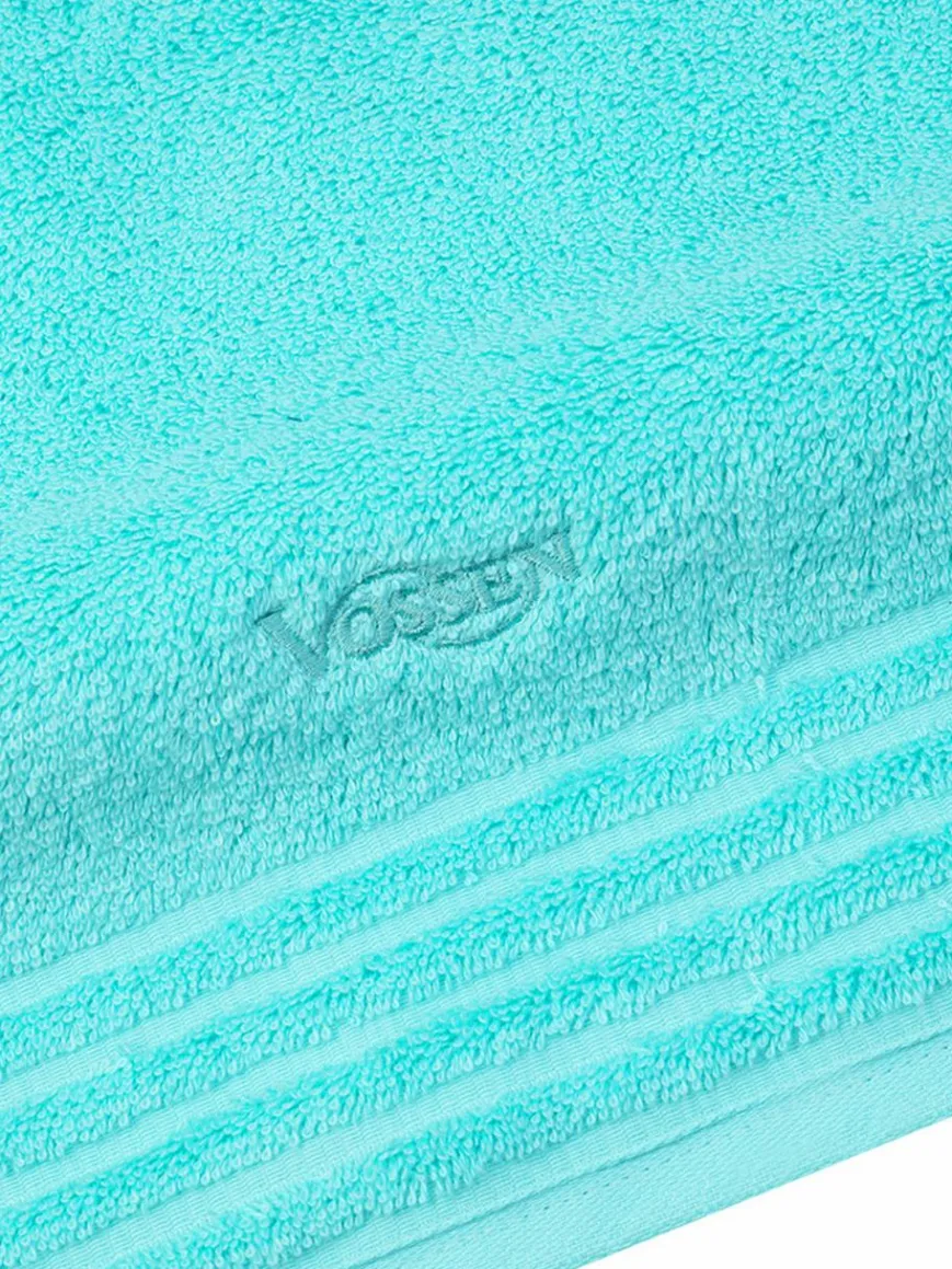 Vossen Heimtextilien*Handtuchset 4-teilig - Vienna Style Supersoft türkis uni
