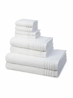 Vossen Heimtextilien*Handtuchset 8-teilig - Vienna Style Supersoft weiß uni