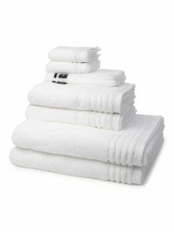 Vossen Heimtextilien*Handtuchset 8-teilig - Vienna Style Supersoft weiß uni