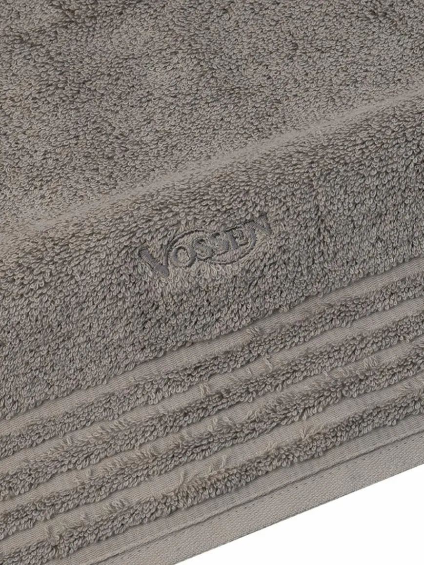 Vossen Heimtextilien*Handtuchset 2-teilig - Vienna Style Supersoft grau uni