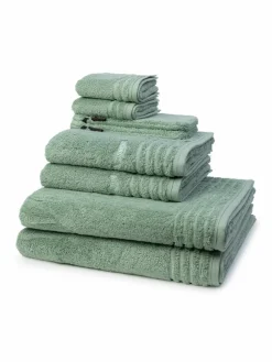 Vossen Heimtextilien*Handtuchset 8-teilig - Vienna Style Supersoft grün uni