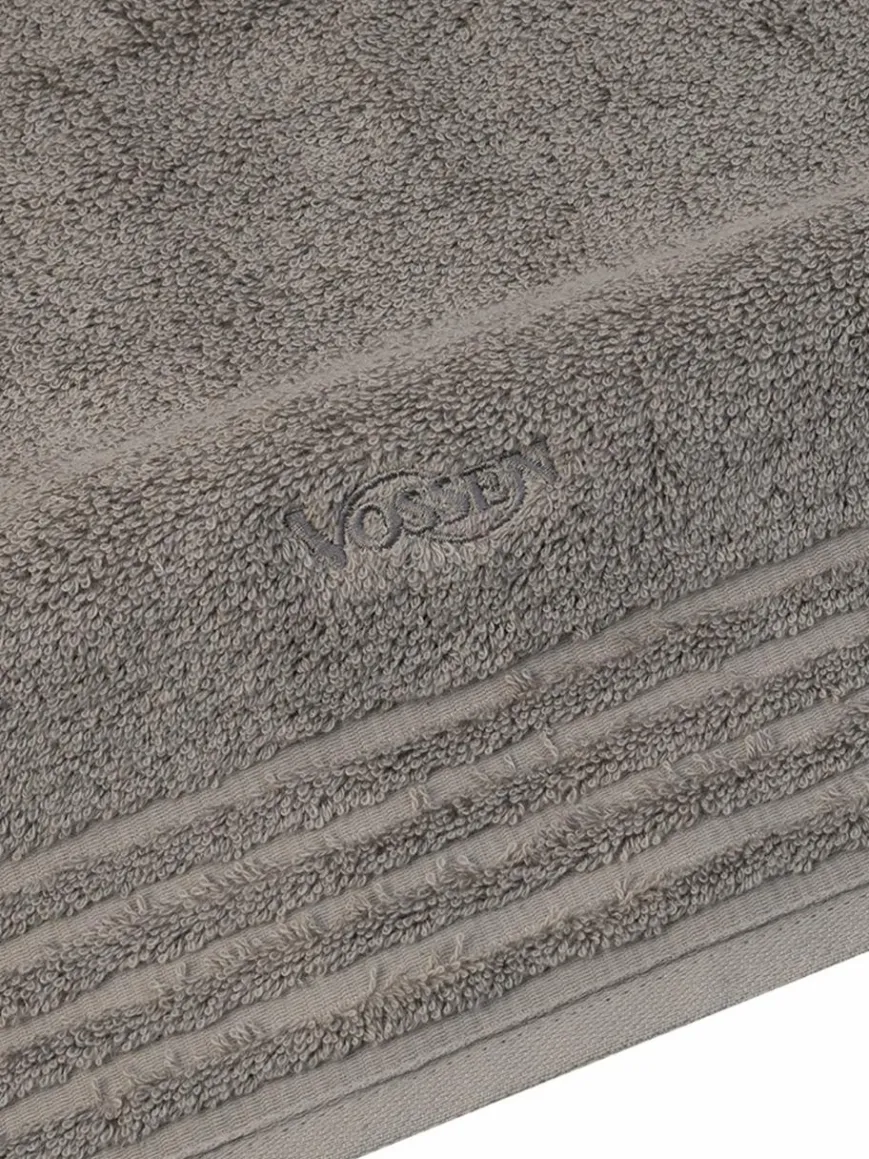 Vossen Heimtextilien*Handtuchset 4-teilig - Vienna Style Supersoft grau uni